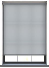 Unicolour Ash Motoriserad Rullgardin