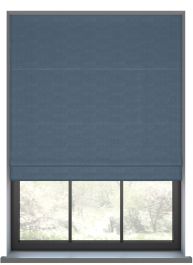 Rustic Weave Steel Blue Hissgardin
