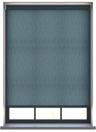Crown Teal Gold Rullgardin