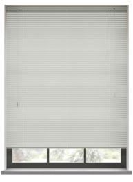 Satin Pure White Aluminiumpersienn