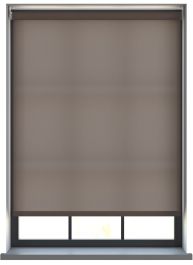 Splash Mushroom Brown Motoriserad Rullgardin