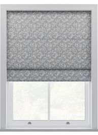 Laura Ashley Willow Leaf Chenille Stål Hissgardin