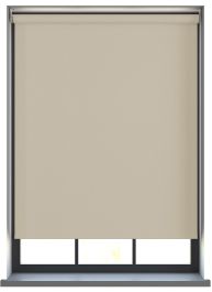 Unishade Mörkläggande Beige Motoriserad Rullgardin