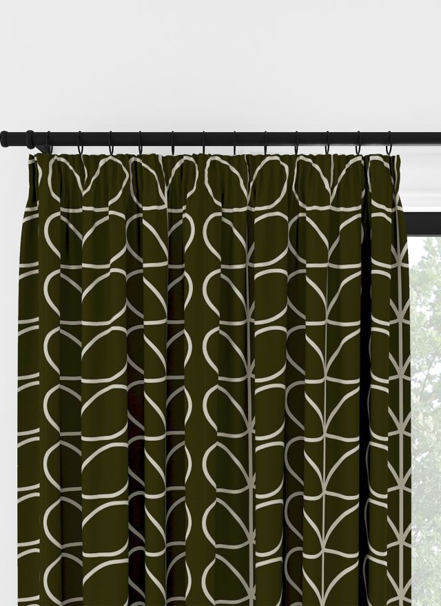 Orla Kiely Jumbo Linear Stem Tång Veckbandsgardin