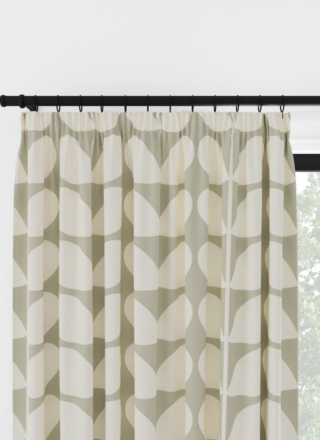 Orla Kiely Jumbo Solid Stem Småsten Veckbandsgardin