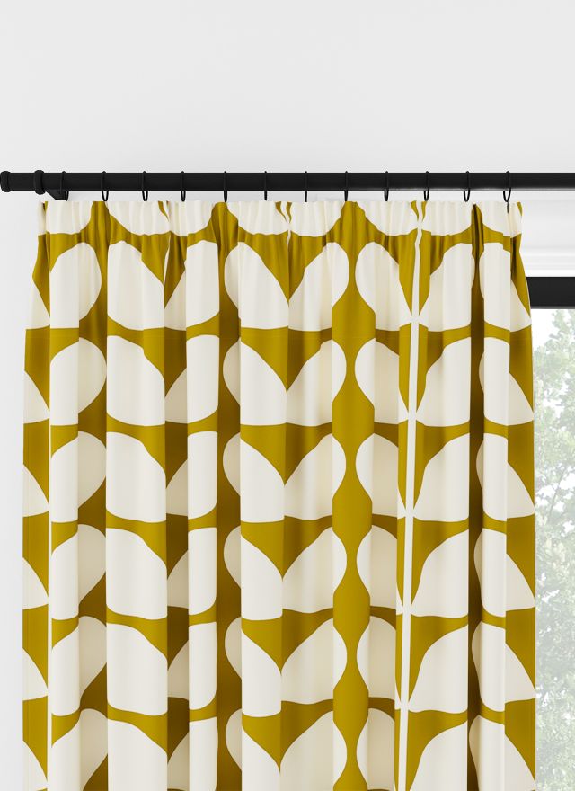 Orla Kiely Jumbo Solid Stem Sjögräs Veckbandsgardin