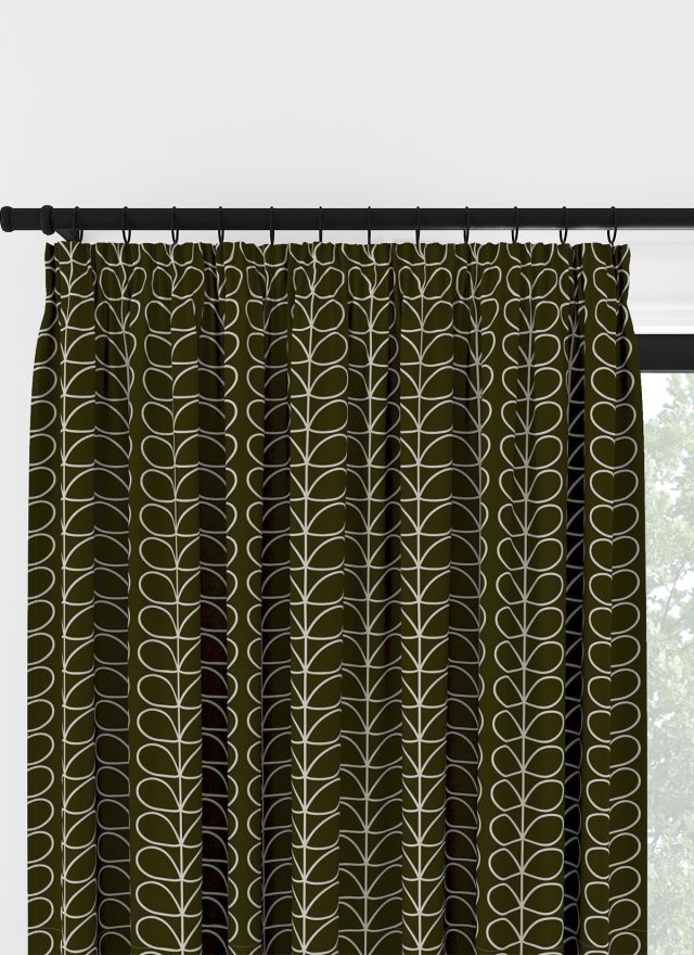 Orla Kiely Linear Stem Tång veckbandsgardin