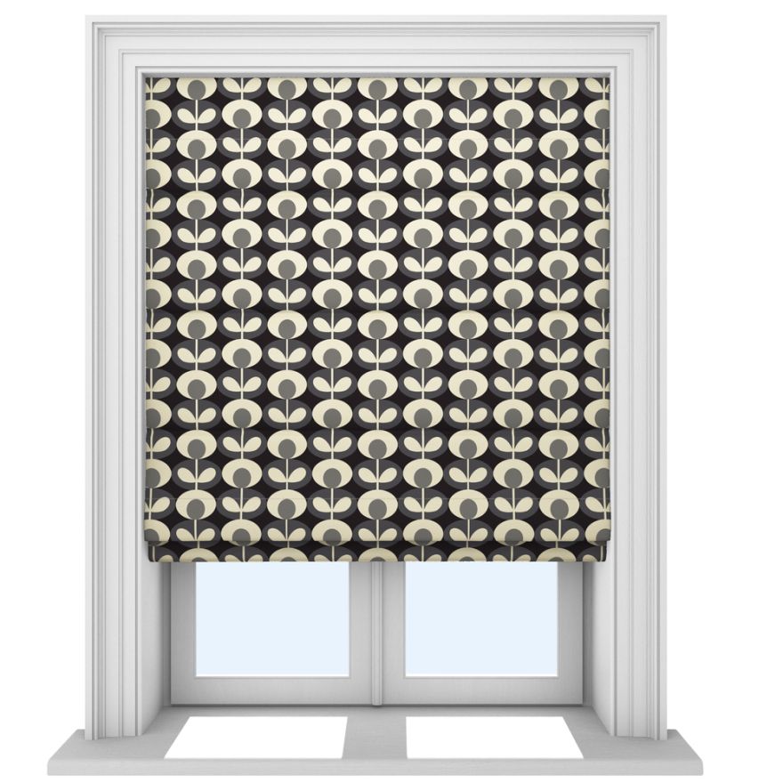 Orla Kiely Oval Flower Cool Grey Hissgardin