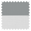 Bella Light Grey Mörkläggande &amp; Haze Soft Grey Dubbel Rullgardin