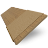 Deco Desert Oak Präglad Konstträ med Hessian stegband