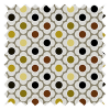 Orla Kiely Spot Flower Ditsy Gul Multi Öljettgardin