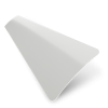 Satin Milk White Aluminiumpersienn