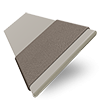 Supreme Basswood Taupe Träpersienn med Stealth stegband